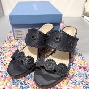Jack Rogers Caroline Wedge, Midnight Navy  7M